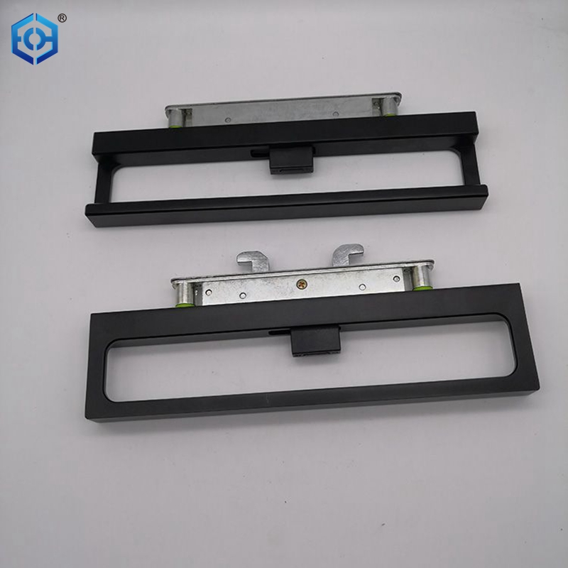 14mm Slim Aluminum Framed Profile Sliding Cavity Glass Pull Lock