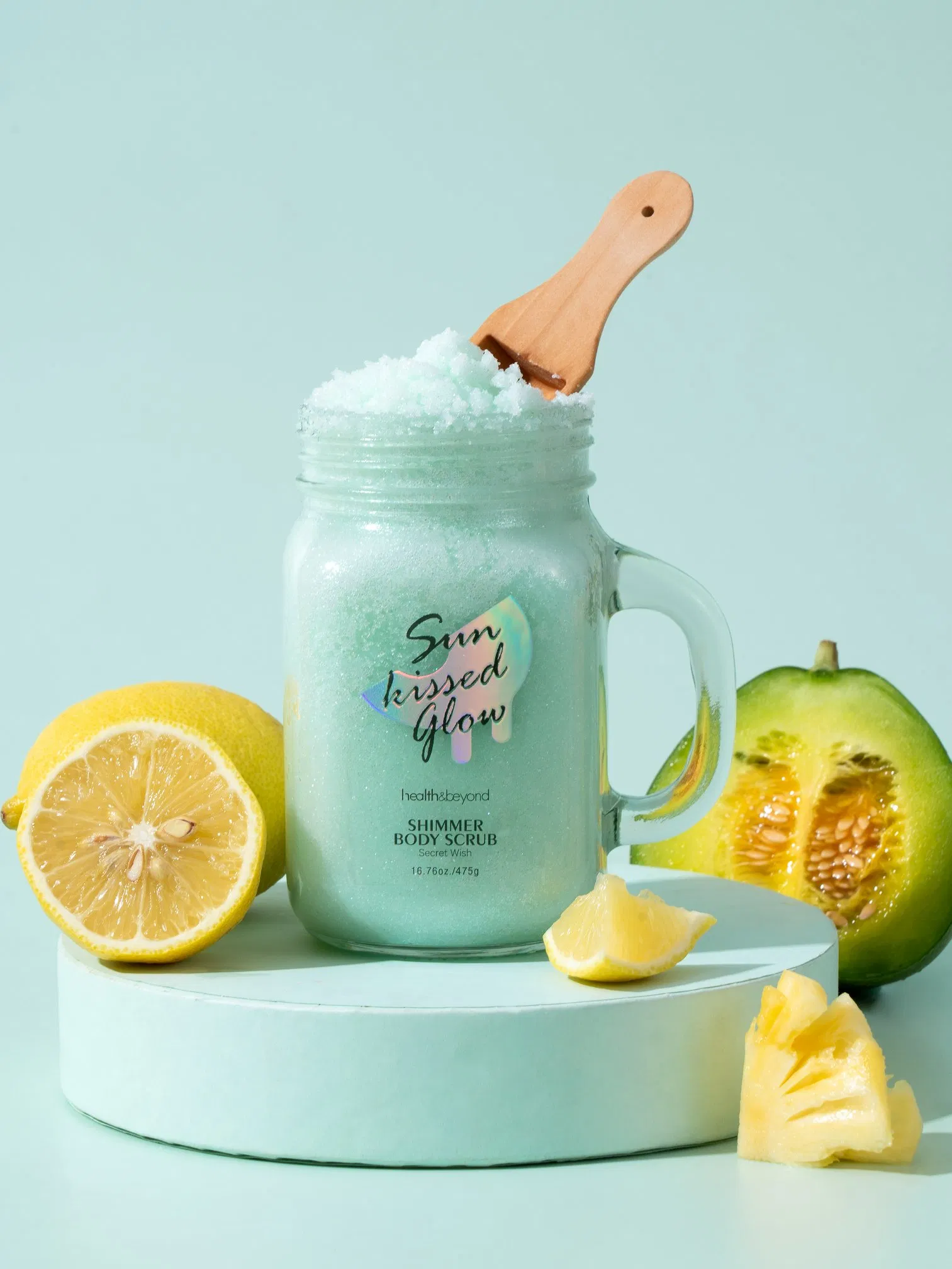 Natural Sea Salt Private Label Customization Shimmer Body Scrub