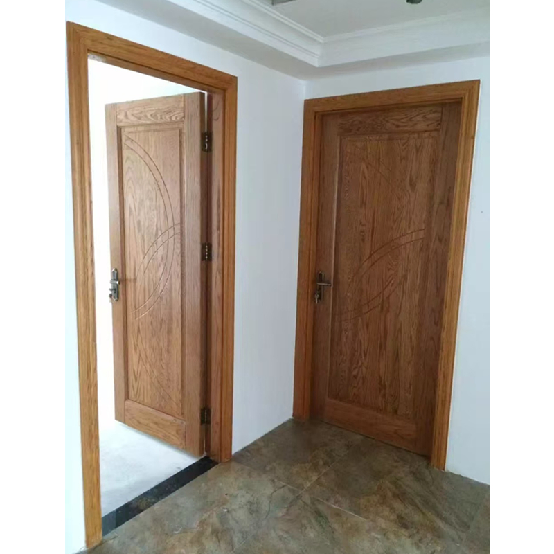 Customized Wooden Single Door Design Waterproof Solid Wood Composite Door