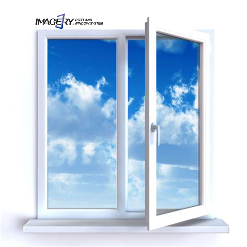 UPVC/PVC Casement Double Glazing White PVC Vinyl Window Windows with Low Price