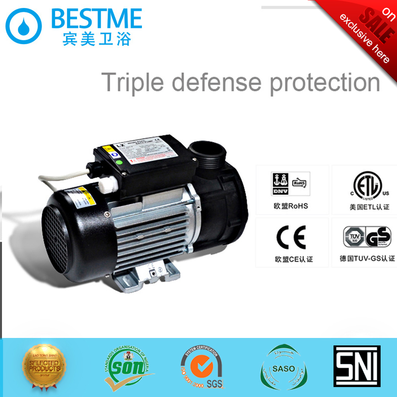 1X1.0HP Surfing Pump with CE Certificated Hot Bathtub Jacuzzi Kb-407
