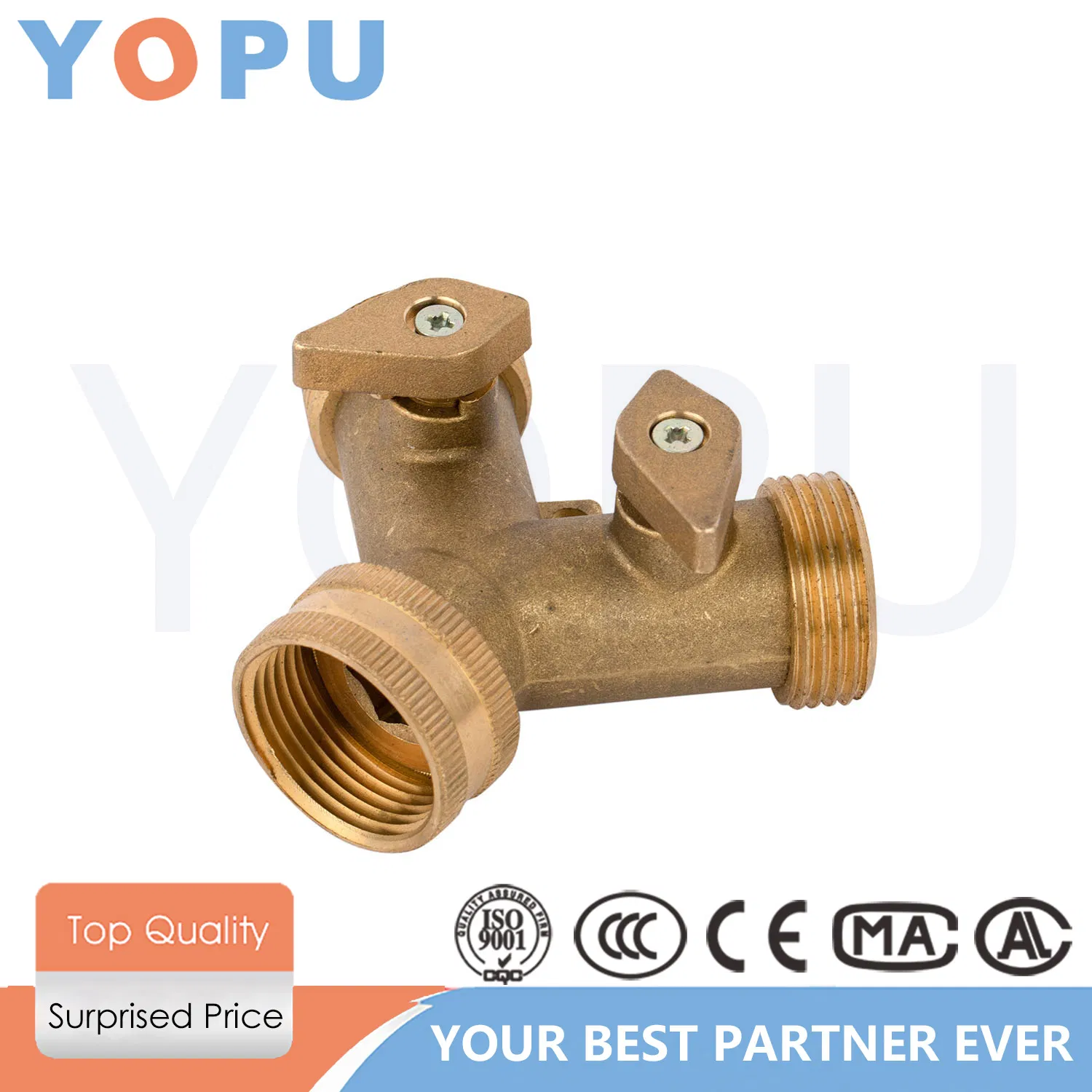 Heavy Duty Pipe Fittings Brass 1/2 Inch NPT Female Swivel Coupling