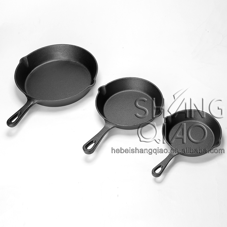 Мини-сковорода чугунная с антипригарным покрытием