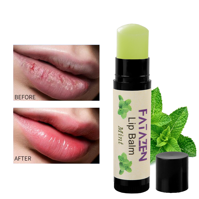 Deep Nourishment Fade Lip Wrinkles Moisturizing Non-Greasy Natural Minty Lip Balm