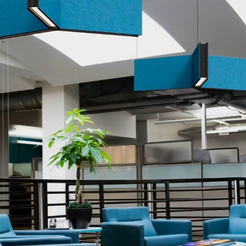 Custom-Size Polyester Fiber Acoustic Panels Soundproof Decor for Hotel Lobbies