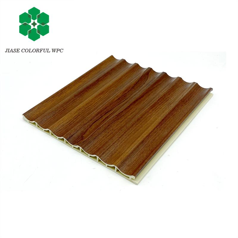Interior Internal Indoor Metal Decorative Insulated Insulating Wood Wall Covering Price in India WPC Strip Flute Wave Wall Panels