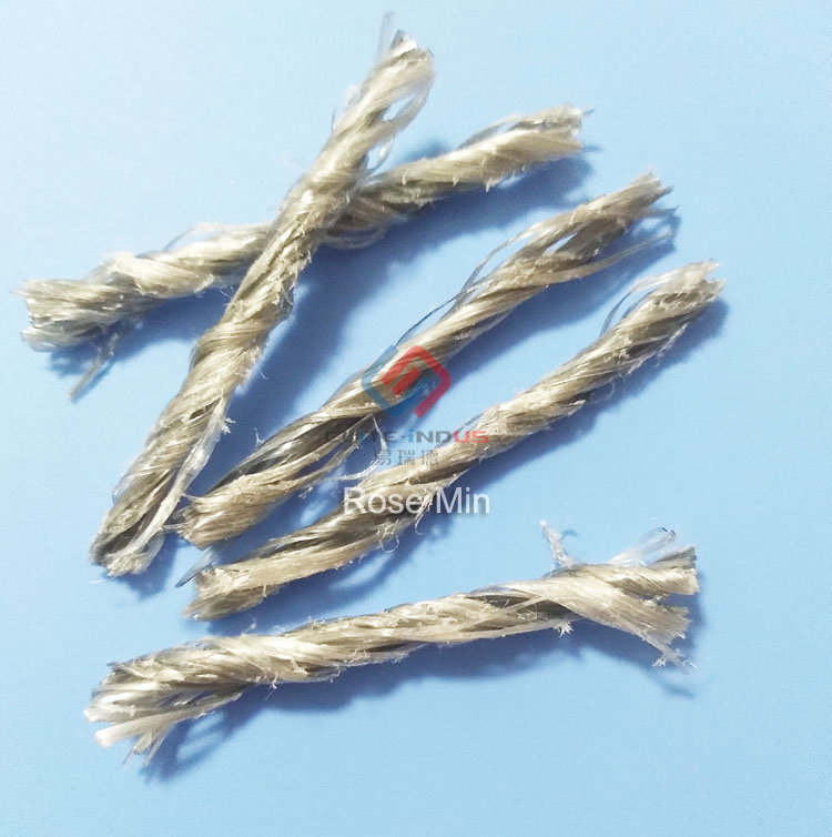 Crack Resistant Reinforced Twisted Bundle Polypropylene Fibre