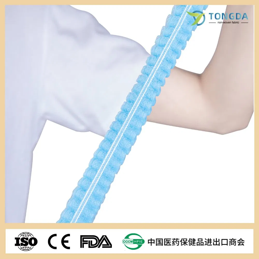 Disposable Non Woven Detectable PP Clip Cap High Quality Fast Delivery