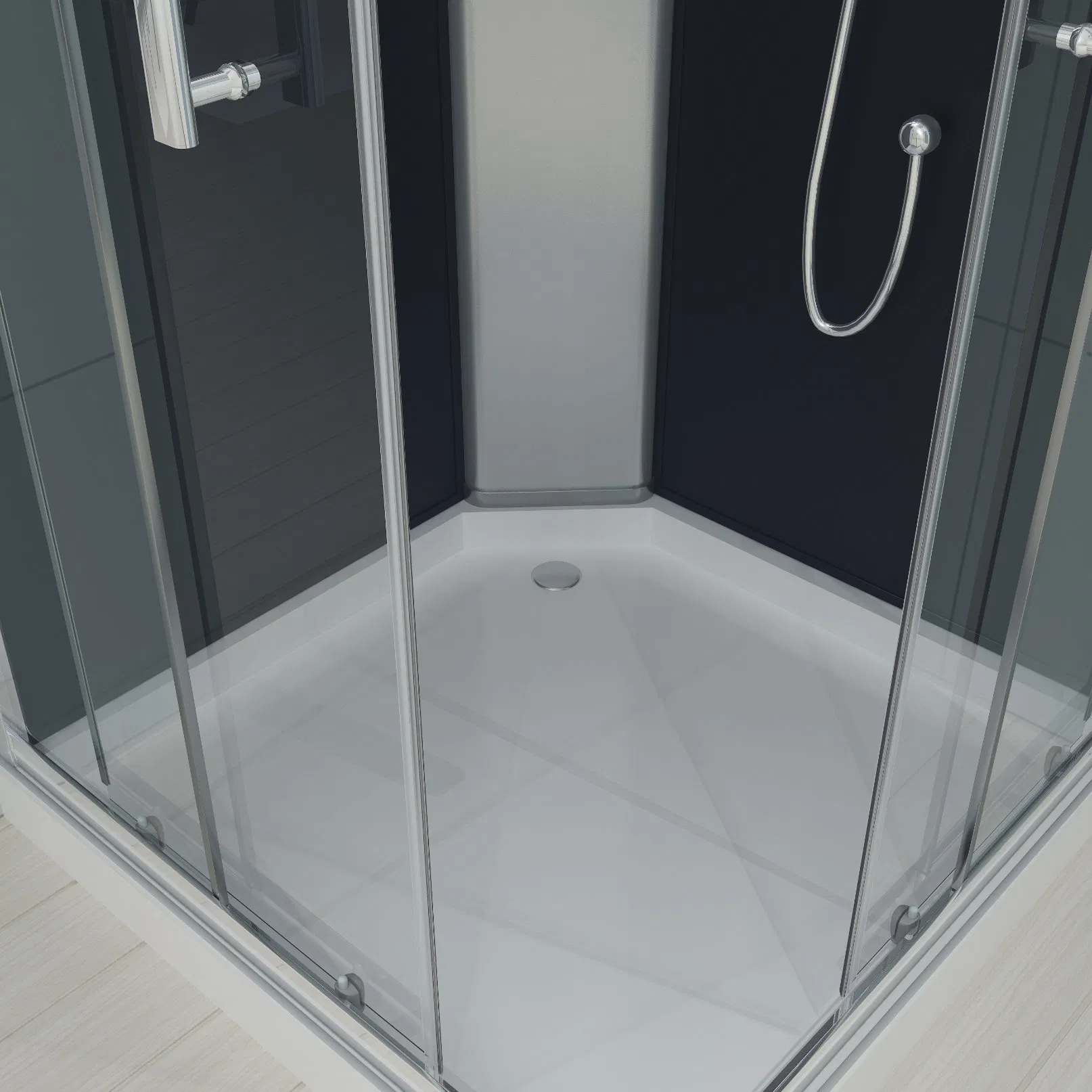 Stylish Modern Shower Room for Versatile Home Environments