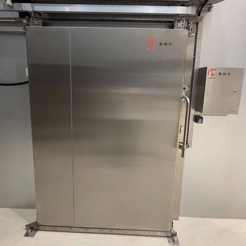 Robust Thermal-Insulated Sliding Cold Storage Door for Livestock Processing Plants