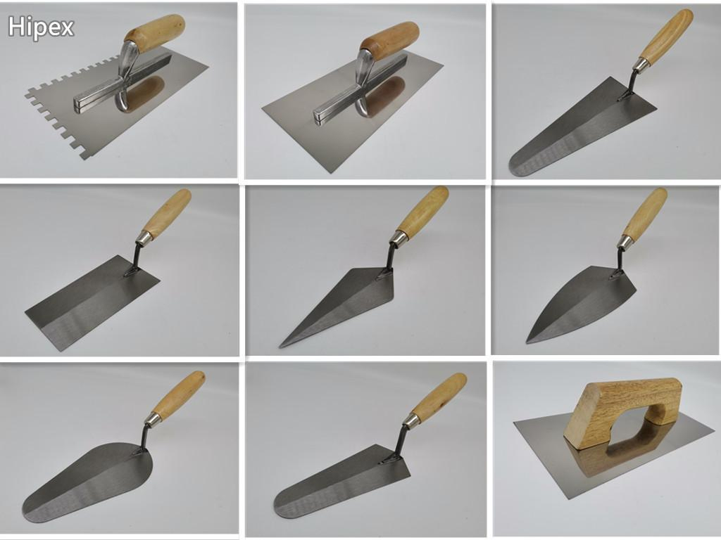 Stainless Steel Blade Wooden Handle Plastering Trowel