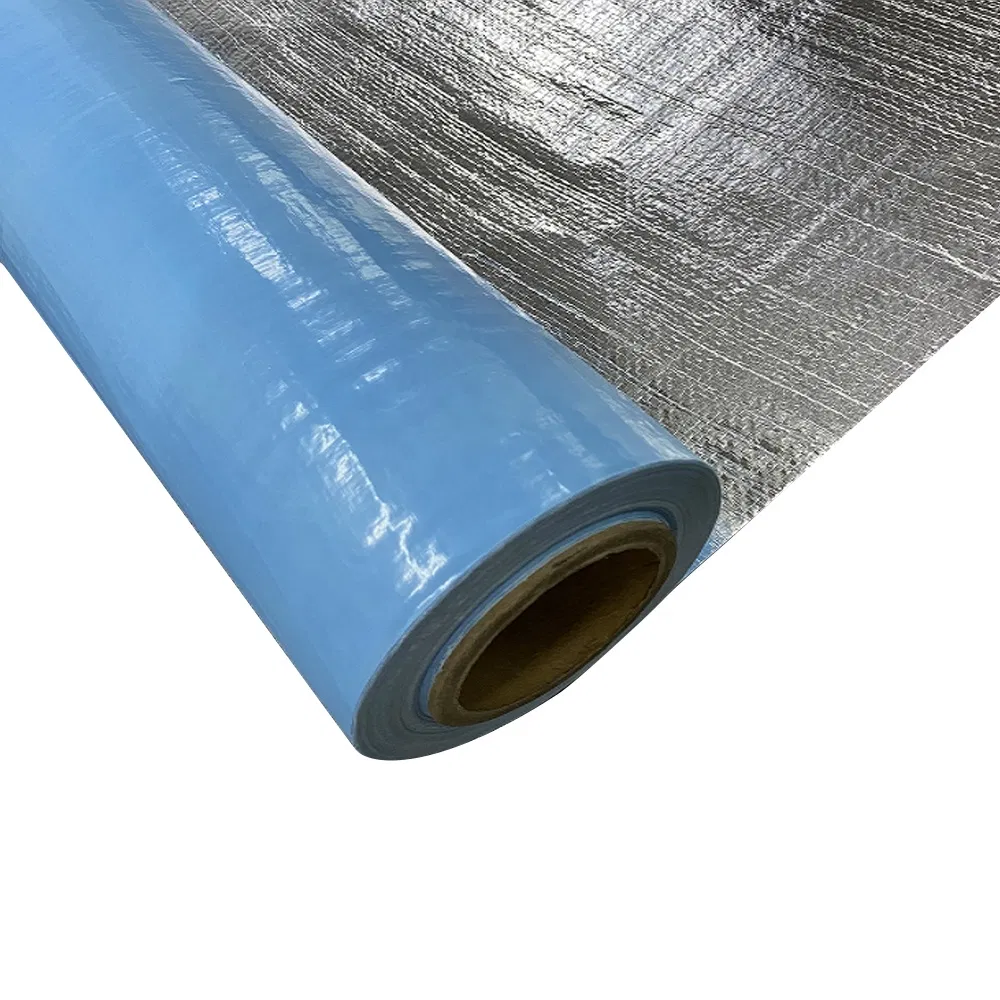 Thermal Foil Metal Roof Foil Sarking 1350mm X 60m Alum Foil with PP Woven Fabric