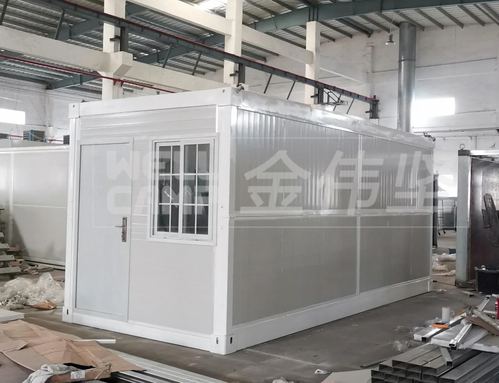 Newest Portable 20FT Folding Flat Pack Container House Prefab Mining Camp Dormitory Office Shop Quarter Houses Modular Europe/Australia/America/Japan/Korea Sale