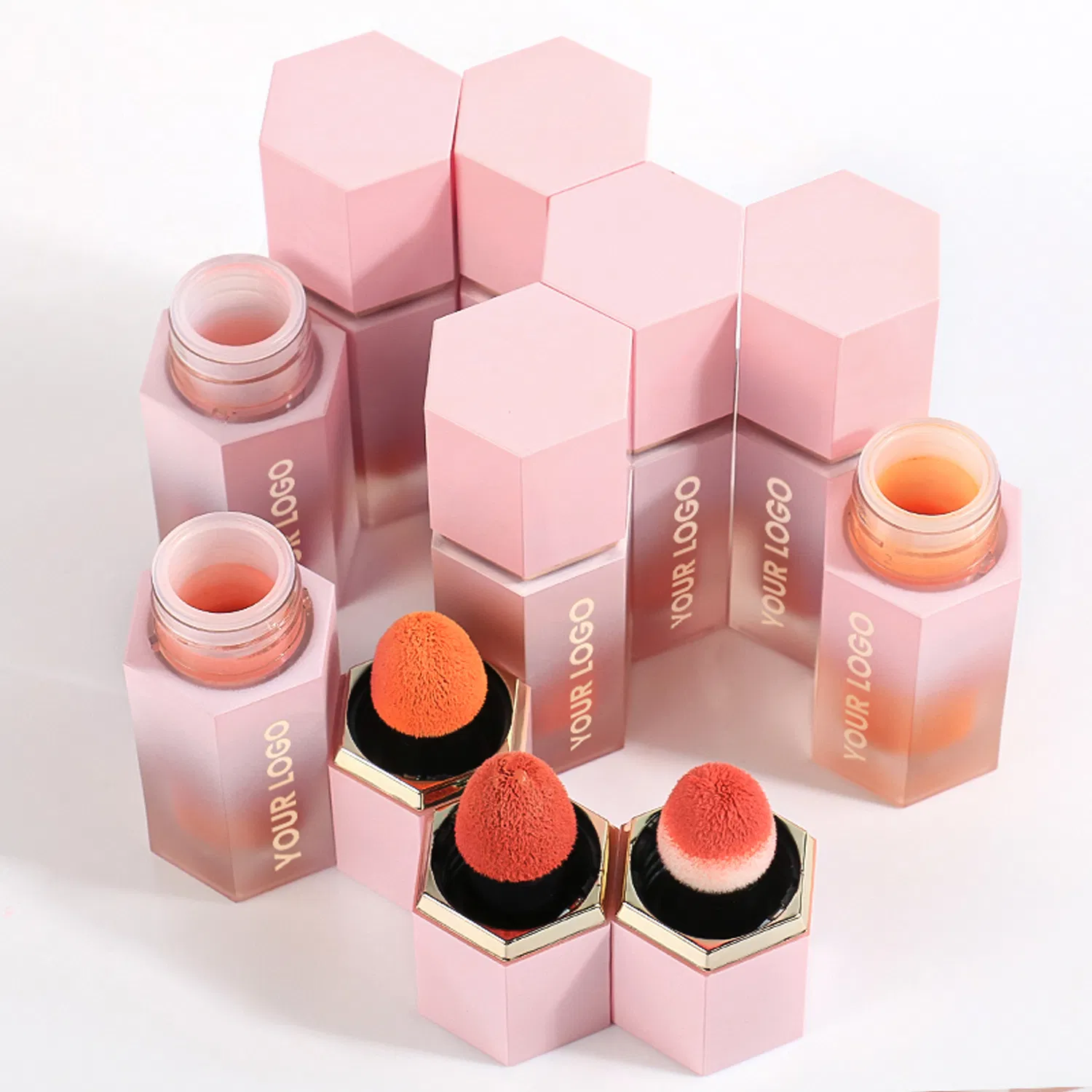 OEM Vibrant Vegan Cream Blush with Custom Logo