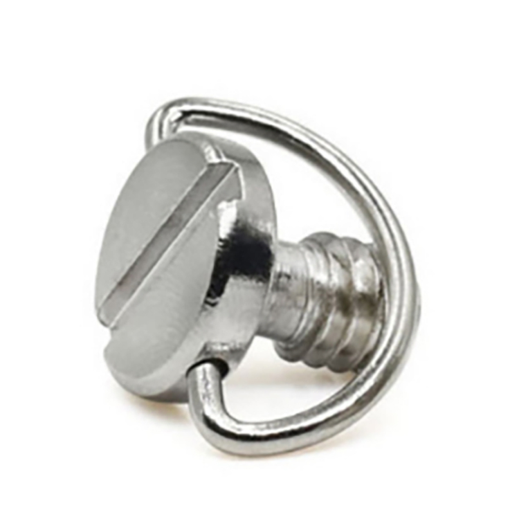 Manufactures Factory Price Custom Metal Tripod Screws Bolts 1/4 3/8 Inch Stainless Steel D-Ring Quick Release Plate Camera Screw
