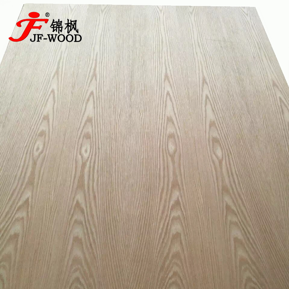 China Factory Direct 1220*2440mm Red Oak Natural Veneer MDF