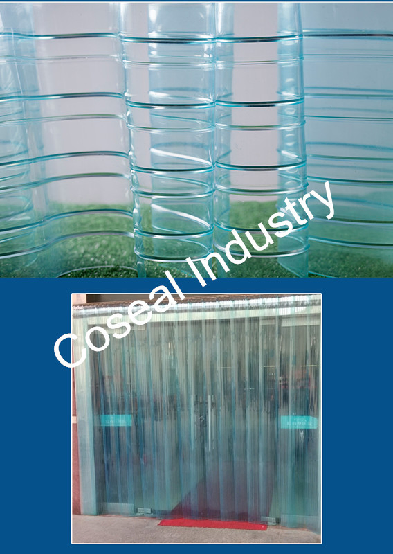 Functional Soft Clear Plastic PVC Swing Curtain