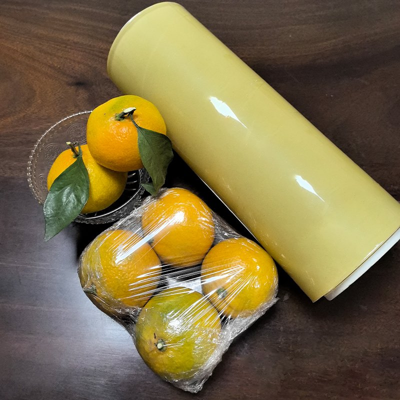7-12mic Soft Stretch Plastic Film PVC Cling Food Wrap