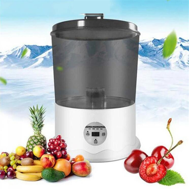 Ultrasonic Vegetable Fruit Washer Jewelry Watches Dental Cleaning Sterilizer Ozone Sterilization Sterilize Machine Household Vegetable Pesticide Detoxification