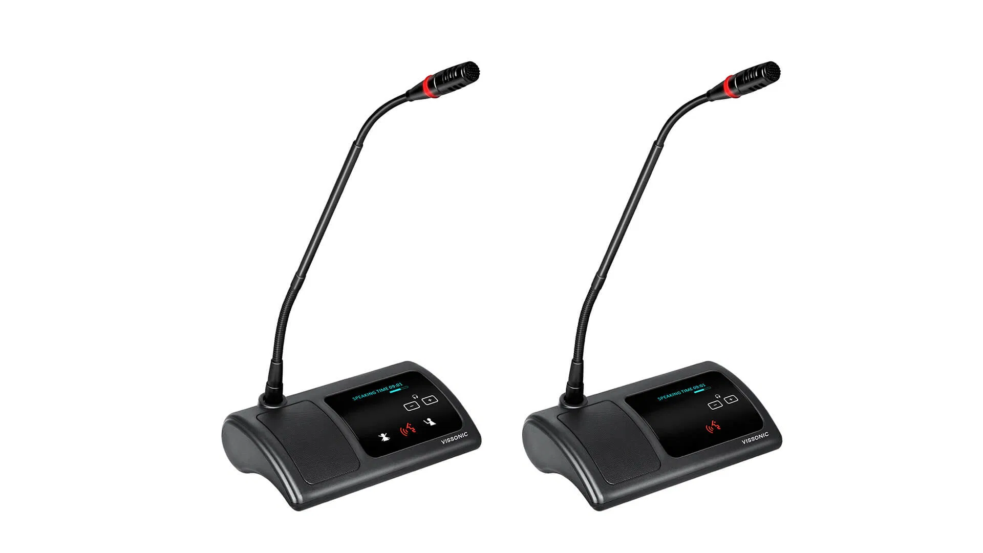 Cat5 Full Digital Conference System Full Digital Wired Discussion Microphone Unit Audio Visual Solution