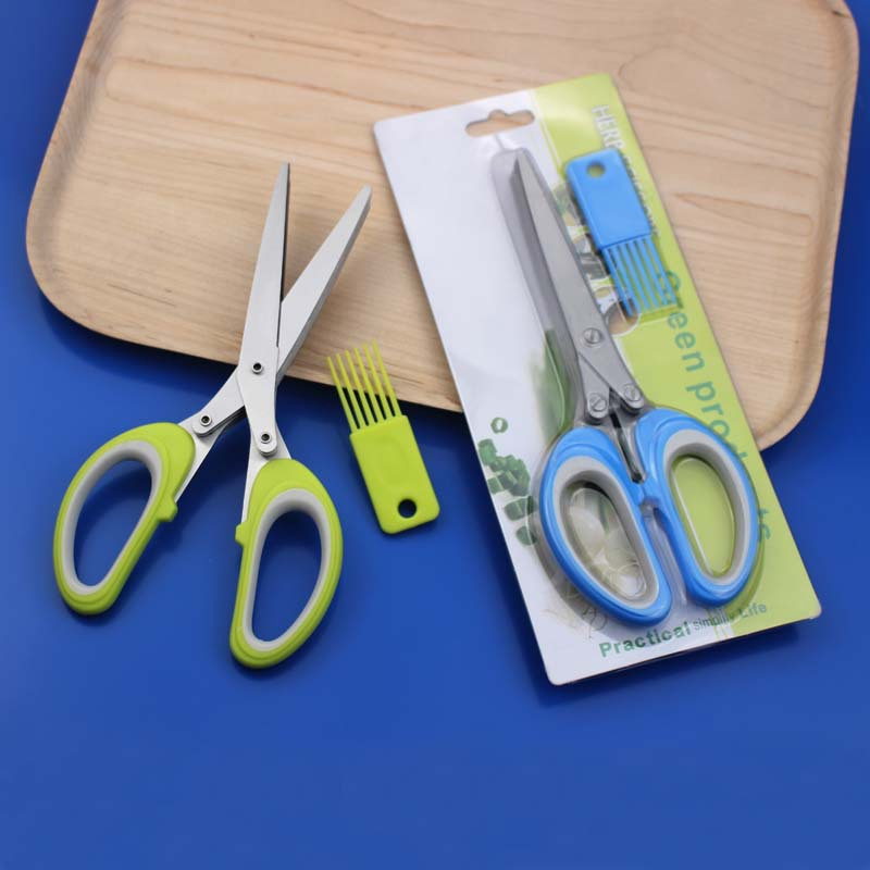 Hot Selling Kitchen Stainless Steel Five Blade Shredding Scissor/Chicken Scissor/Office Scissor