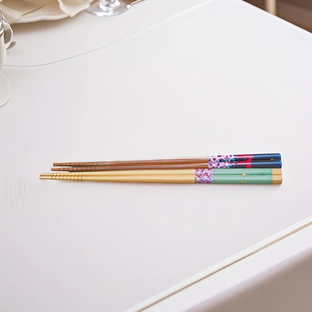 Popular Personalized Restaurant Chopsticks Set Can Reuse Chopsticks Printed Chopsticks