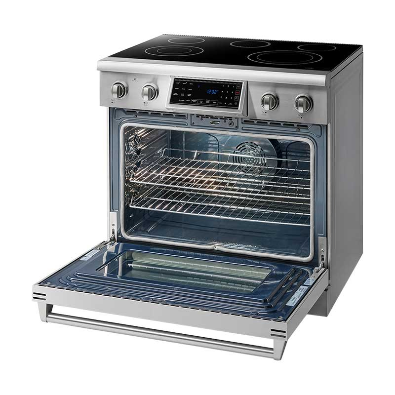 Freestanding 36 Inch 5 Elements Electric Stove with Tilt Panel Tre3601