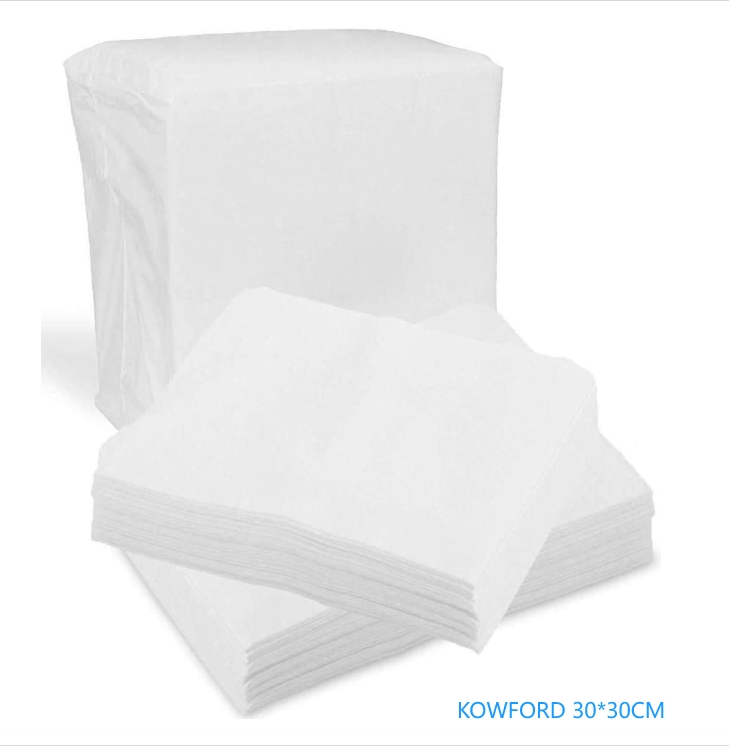 Soft Dry Wipe Unscented Cotton Tissues 30*30cm for Patience Clean Made in China