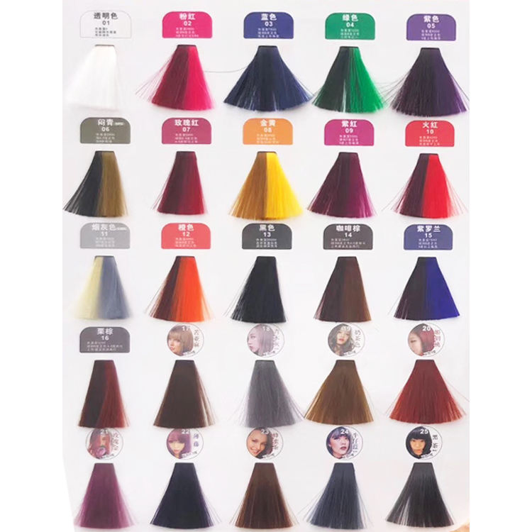 Highest Quality No Ammonia Fashion Semi Permanent Hair Color Manicure with Wholesale Price