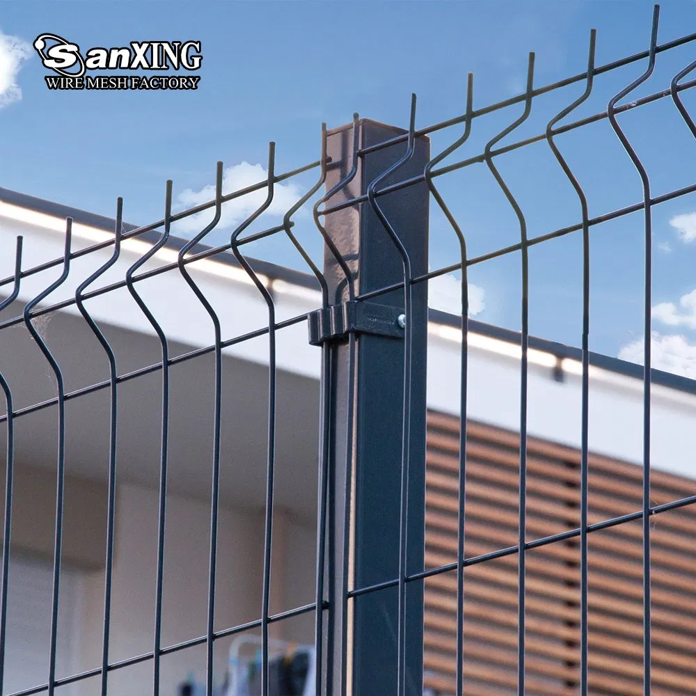 Galvanized Steel 3D Fencing Sport Equipment Curved Security Welded Fence