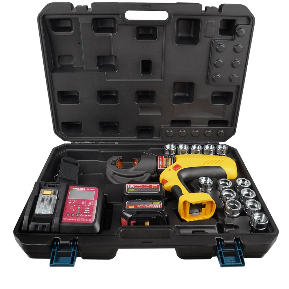 Emeads Ebs-400b 85c 1220h Battery Operated Hydraulic Universal Tools Crimping Cutting Punching Tool