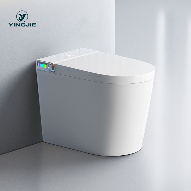 Sanitary Ware Closestool One Piece Smart Toilet with Automatic Flushing Ceramic Smart Intelligent Toilet Automatic Flush Toilet