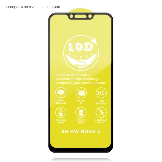 10d Tempered Glass for Huawei P30, P20 Lite, P Smart 2019, Nova 3, Mate 20 Lite, Y9 2019