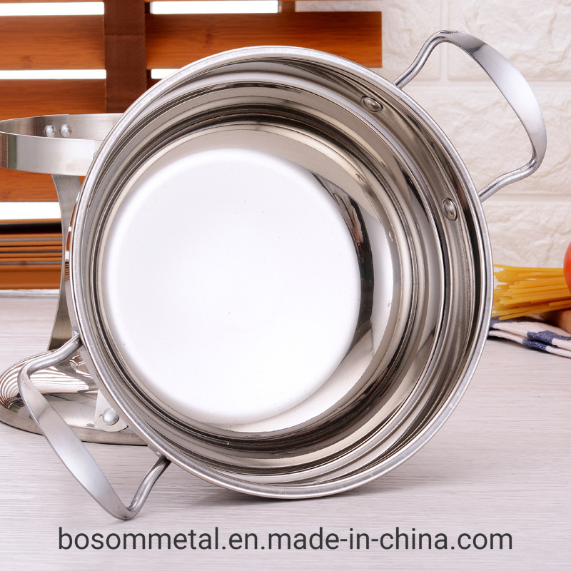 Japanese-Style Suki Pot, Solid Alcohol Stove Small Chafing Pot Buffet Dishes