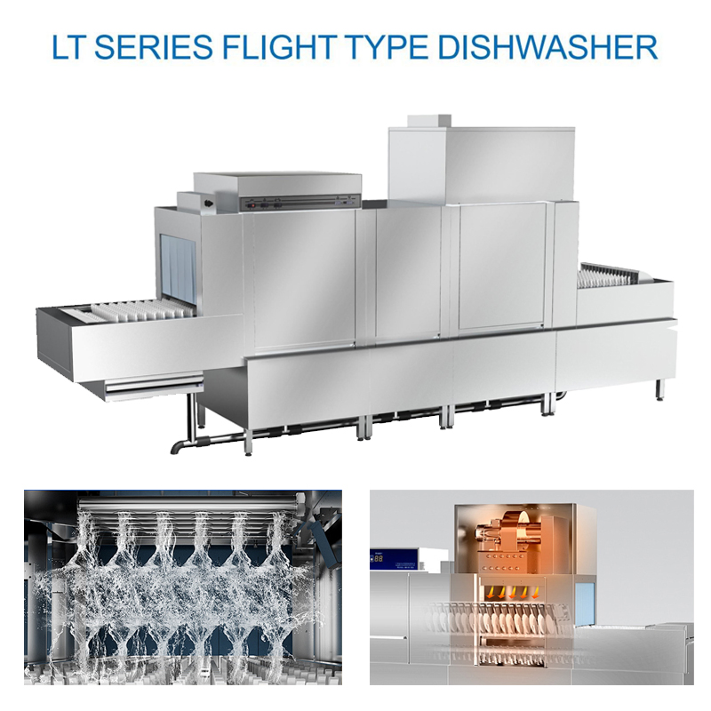 Industrial Large-Scale Dishwasher Kitchen Assembly Line Dishwasher