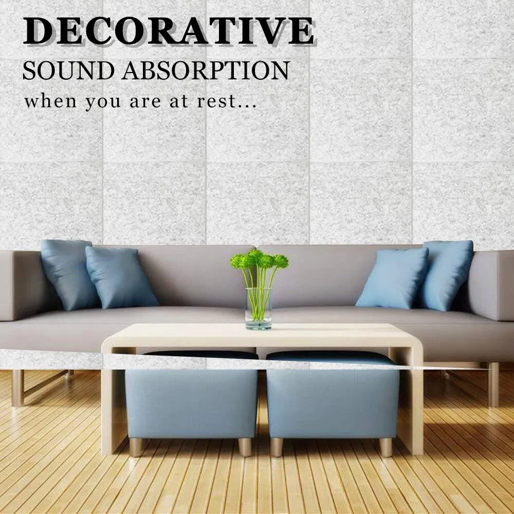 Bubos Acoustic Ceiling 3D Wall Soundproof Eco Friendly 100% Pet Felt Polyester Fiber Acoustic Panel