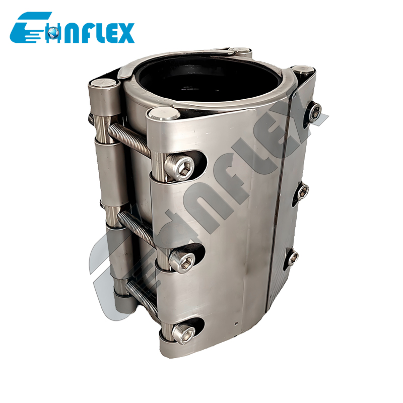 Folding Type Stainless Steel Coupling Repair Clamp for Water Gas Oil Pipe