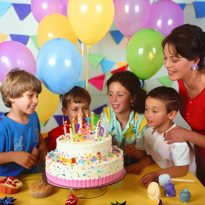 Яркие радужные латексные шары для праздника