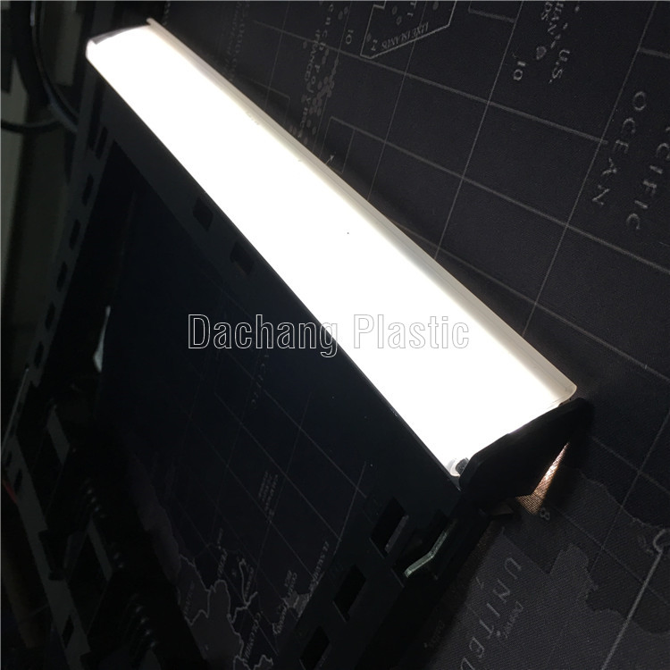 PC Polycarbonate Extrusion for LED Price Ticket Holder