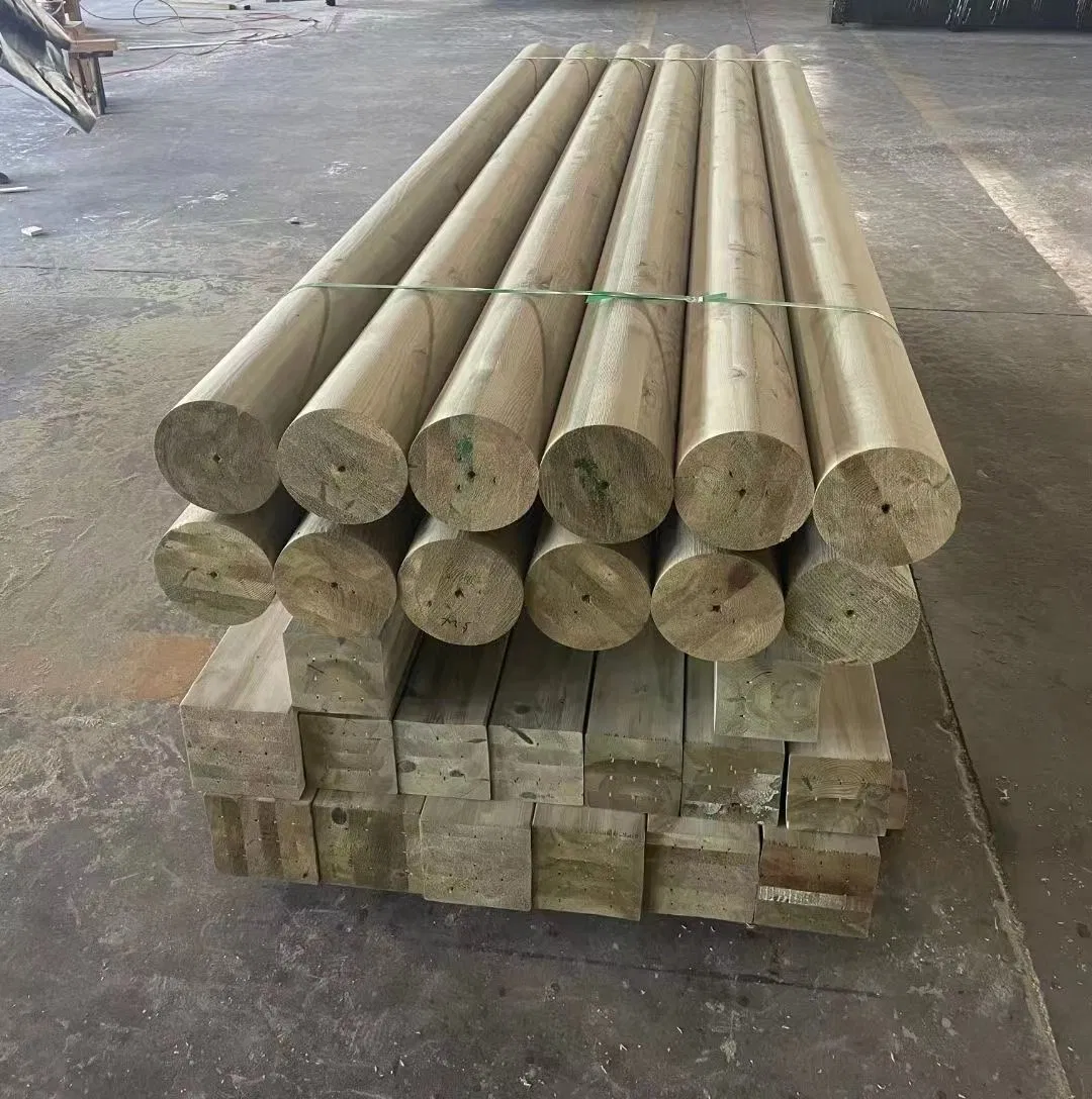 Multi-Specification Glulam Log Post Glulam Construction