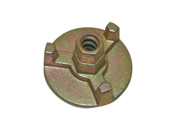 High Tensile Cast Iron Three Wing Anchor Nut / Yellow Formwork Wing Nut