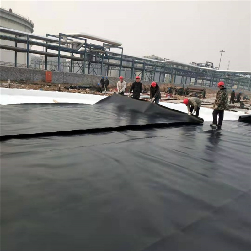 HDPE Geomembrane Factory Price 0.5mm 1mm 1.5mm 2mm HDPE Geomembrane Composite for Pond Liner, Landfill Liner & Anti-Seepage Construction