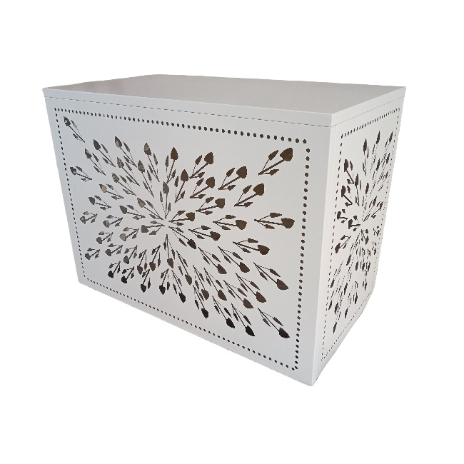 Factory Price Aluminum Aircon Cover Louver Custom Size Protective Heatpump Cover
