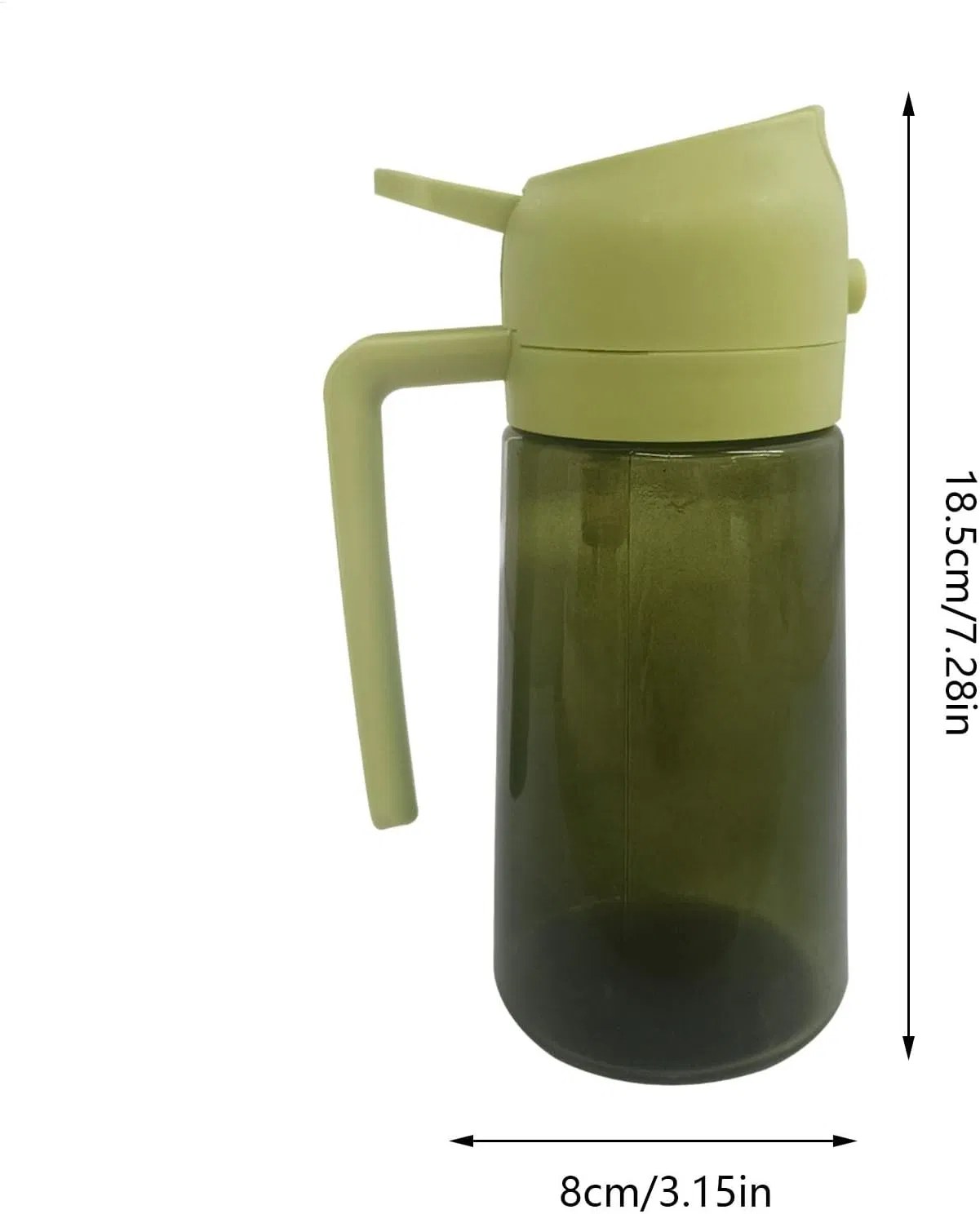 2 in 1 Oil Dispenser, 2X16oz 2-in-1 Oil Dispenser, Cooking Oil Dispenser Spray Bottle Kitchen Gadgets