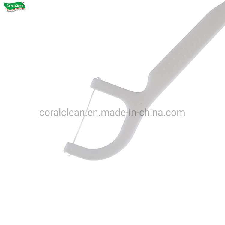 Manufacturer Teeth Threader Tooth Pick Plastic Dental Floss Flavor Toothpick Individually Wrapped for Travel Hotel Dental Care Stick