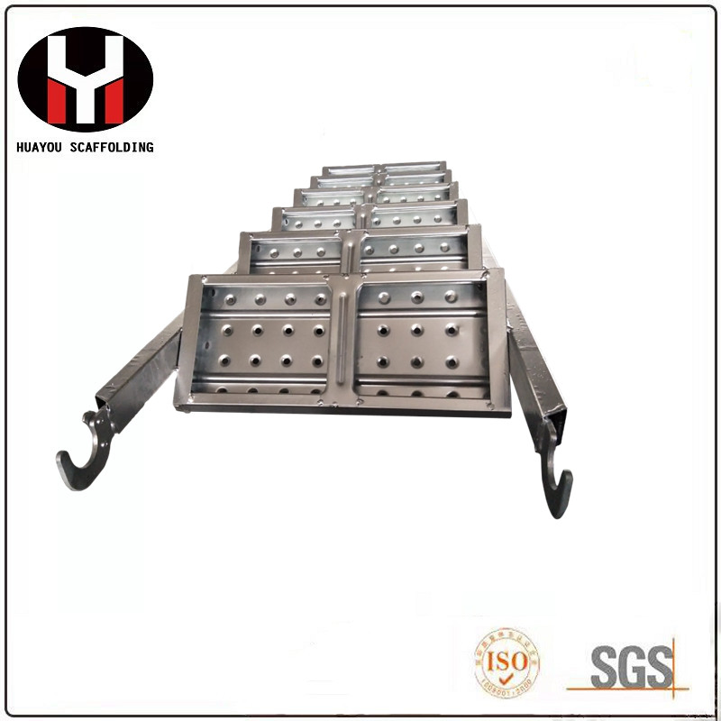 High Quality Manufacturer Scaffold Staircase Step Ladder with Hook Scaffolding for Sale
