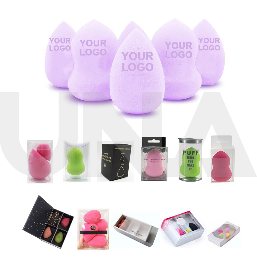 Wholesale Customized Color Shape Foundation Beauty Egg Wet and Dry Dual Use Latex Free Cosmetic Beauty Blender Makeup Sponge