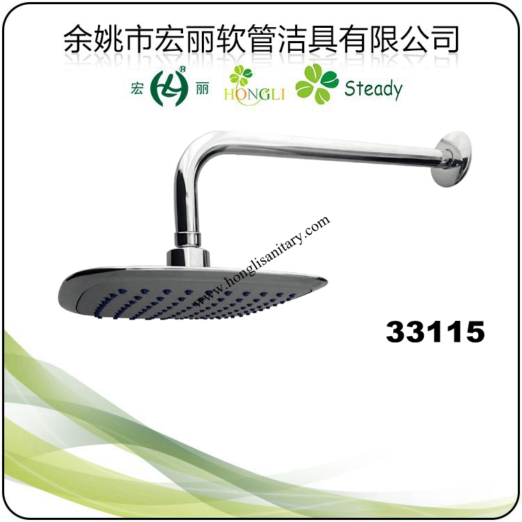 33118 Good Quality Shower Head with Stainless Steel Arm