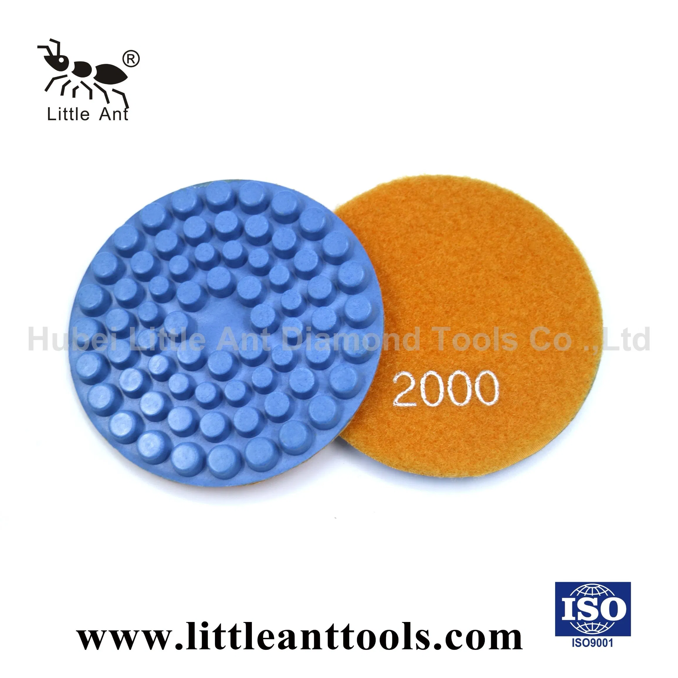 4 Inch Dots Pattern Hard Concrete Polishing Pad Dry and Wet Grinding