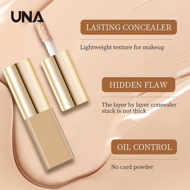 4-Color Concealer Natural Skin Tone Brightening Complexion Waterproof Cream Liquid Concealer